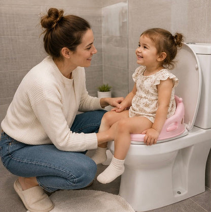 Portable Toddler Toilet Seat - Crown Design Potty Training Cushion for Safe Travel and Comfortable Toilet Learning