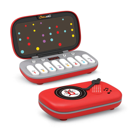 Electronic Rhythm Puzzle Game - Fast Push Light Up Sensory Toy for Travel, Learning and Interactive Entertainment