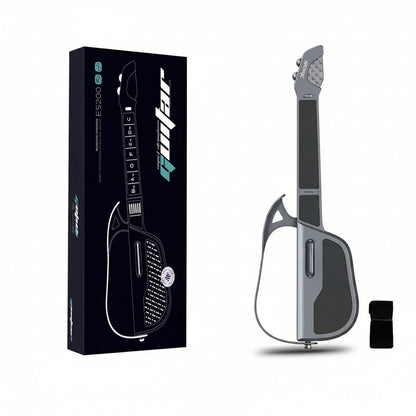 Foldable Stringless Electric Guitar - Portable Auto Chord Musical Instrument for Beginners, Students and Creative Practice