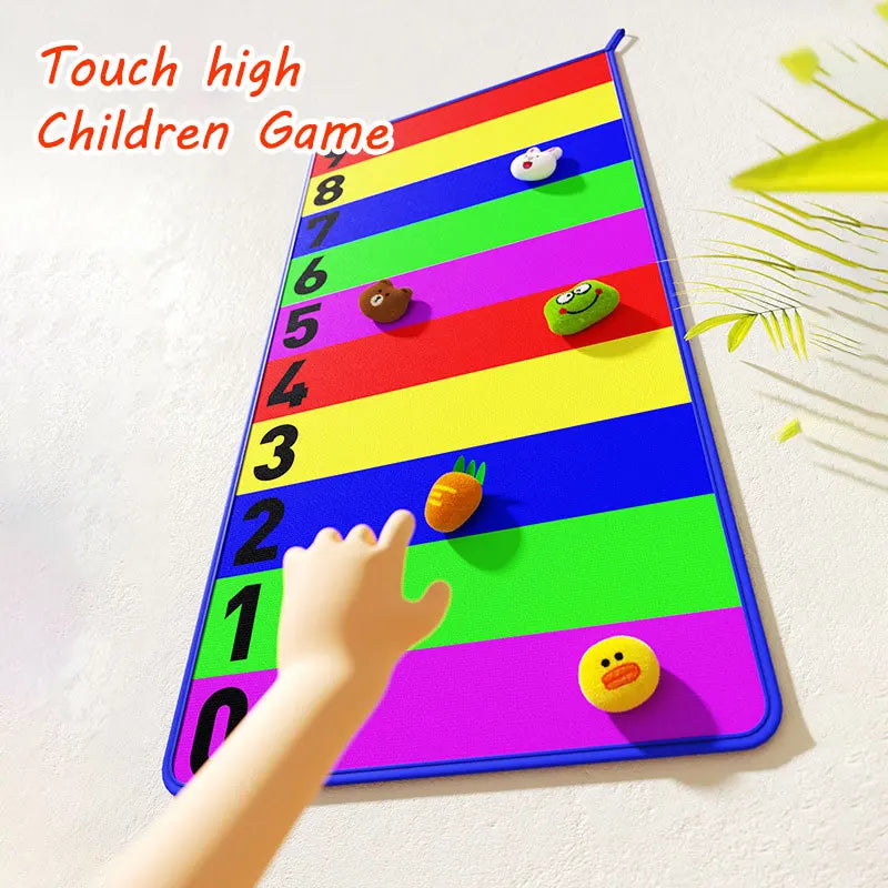 Sensory Bounce Training Carpet - Indoor Outdoor Touch Activity Game for Kids Coordination, Exercise and Growth Development
