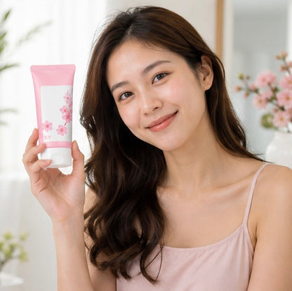 Vitamin C Facial Cleanser - Deep Cleansing Face Wash Foam for Moisturizing, Brightening and Blackhead Removal Skin Care
