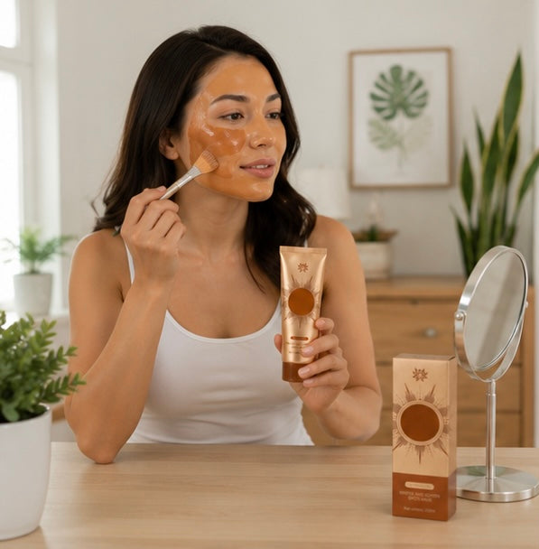 Brightening Peel Off Face Mask - Anti-Blemish Spot Lightening Treatment for Deep Pore Cleansing and Skin Renewal