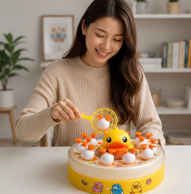 Bounce and Catch Duck Game - Interactive Family Party Toy for Hand Eye Coordination and Active Play