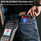 VaultGuard™ Leather RFID Pop-Up Wallet with Cash Pocket (Latest Version)