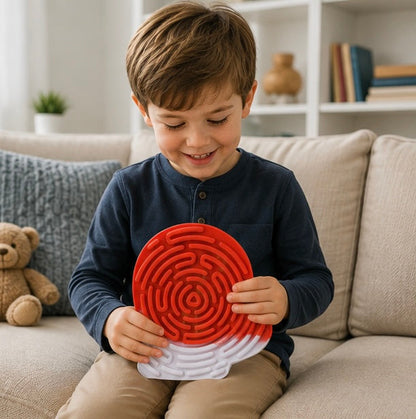 Kids Montessori Sensory Activity Board – Social Emotional Learning Toy for Fine Motor Skills, Travel and Early Education