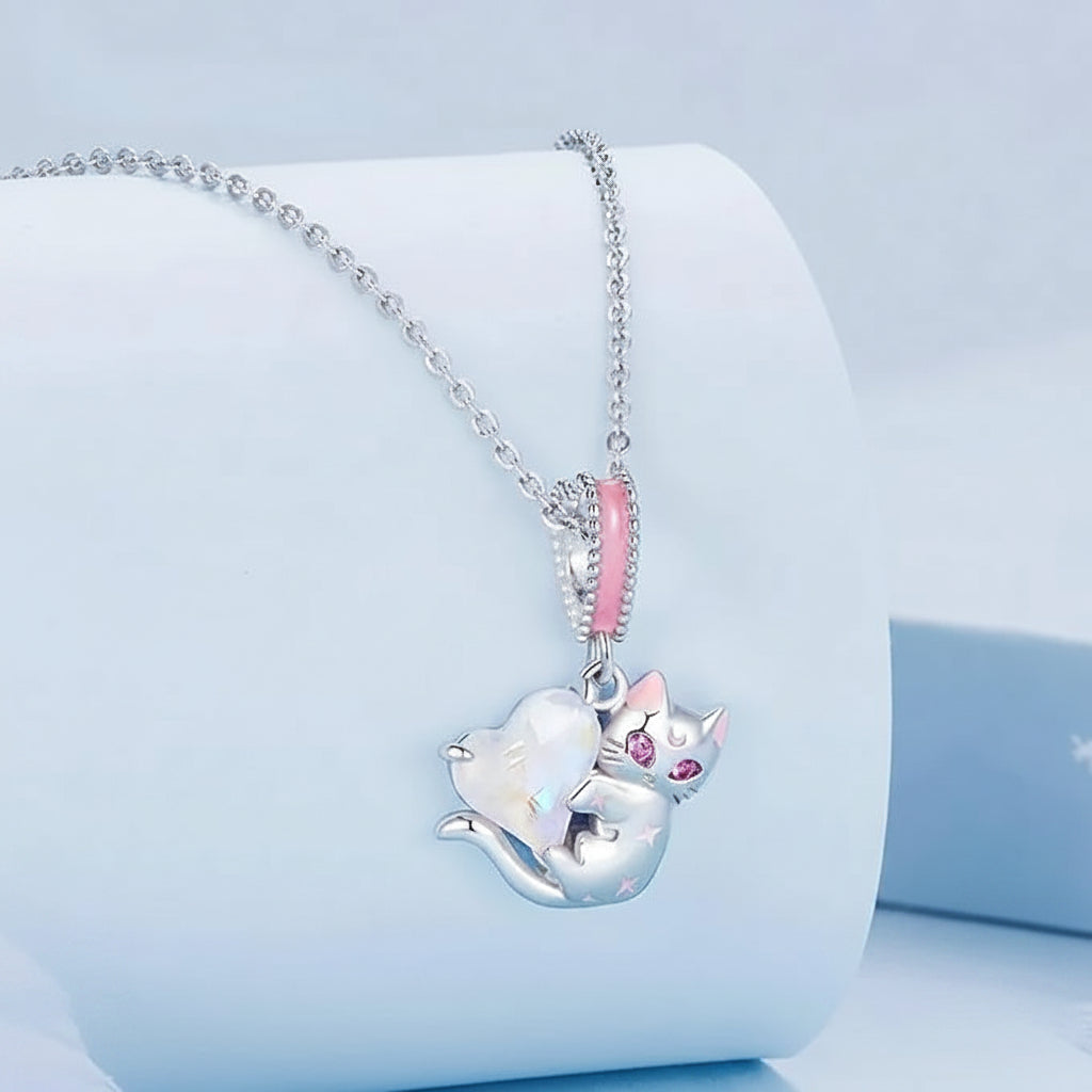 Sterling Silver Star Bear Charm-925 Silver Elegant Bracelet Bead Jewelry for Women DIY Accessories and Meaningful Gifts
