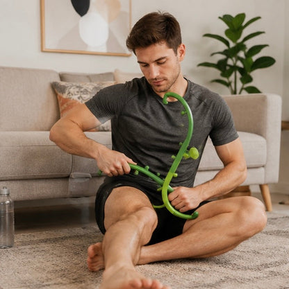 Trigger Point Massage Cane – Deep Tissue Self Massage Hook for Back, Neck, Shoulders and Muscle Pain Relief