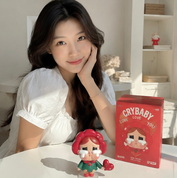 Crybaby Love Series Blind Box-Trendy Collectible Designer Toy for Valentine Gifts Surprise Unboxing and Display Decor