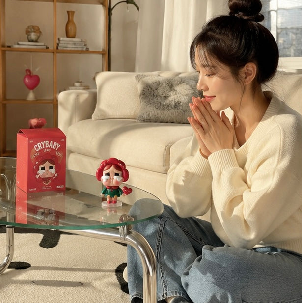 Crybaby Love Series Blind Box-Trendy Collectible Designer Toy for Valentine Gifts Surprise Unboxing and Display Decor