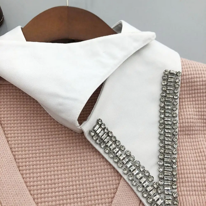 Removable Pearl Fake Collar - Elegant Detachable Shirt Collar Accessory for Fashion Layering and Style Enhancement