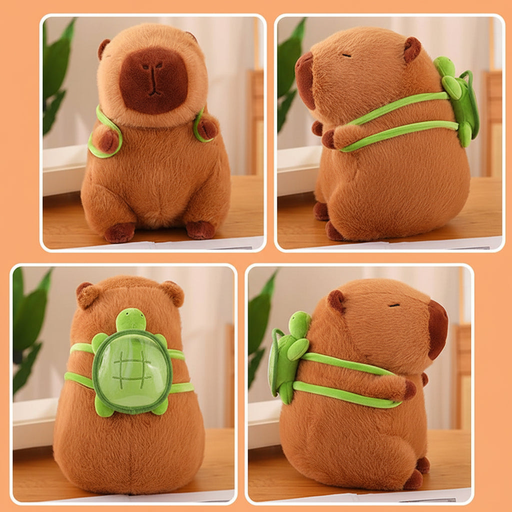 Giant Capybara Plush Doll-Soft Cartoon Stuffed Animal Toy for Kids Bedroom Decor and Memorable Birthday Gifts