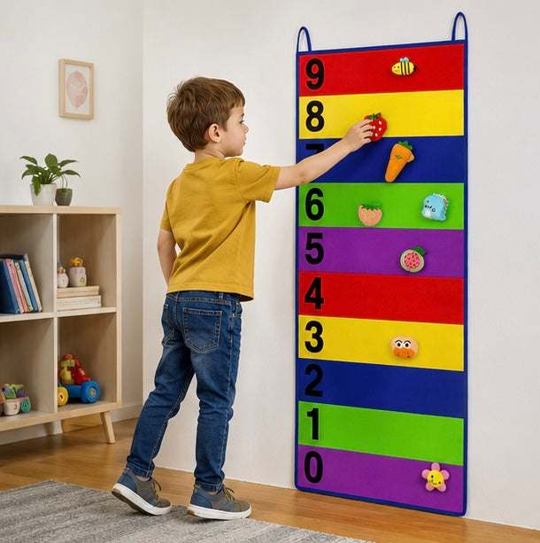 Sensory Bounce Training Carpet - Indoor Outdoor Touch Activity Game for Kids Coordination, Exercise and Growth Development