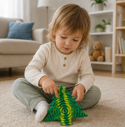Kids Montessori Sensory Activity Board – Social Emotional Learning Toy for Fine Motor Skills, Travel and Early Education