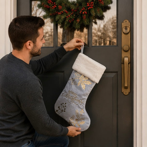 Christmas Mini Stocking Ornament Set – Candy Gift Boot Decorations for Trees, Fireplaces and Holiday Displays