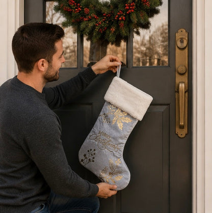 Christmas Mini Stocking Ornament Set – Candy Gift Boot Decorations for Trees, Fireplaces and Holiday Displays