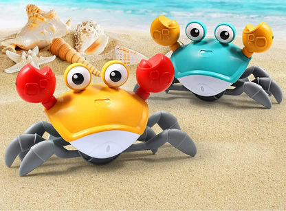 Dancing Crab Interactive Toy - Crawling Musical Baby Toy for Sensory Development and Endless Entertainment