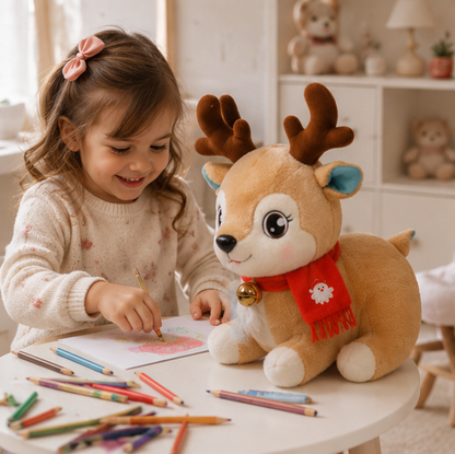 Christmas Plush Toy Collection – Santa Claus, Reindeer and Christmas Tree Stuffed Dolls for Holiday Decor and Kids Gifts