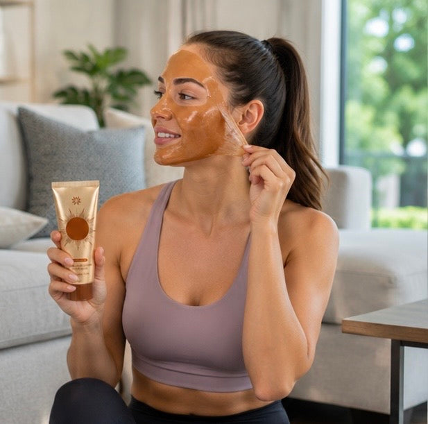 Brightening Peel Off Face Mask - Anti-Blemish Spot Lightening Treatment for Deep Pore Cleansing and Skin Renewal