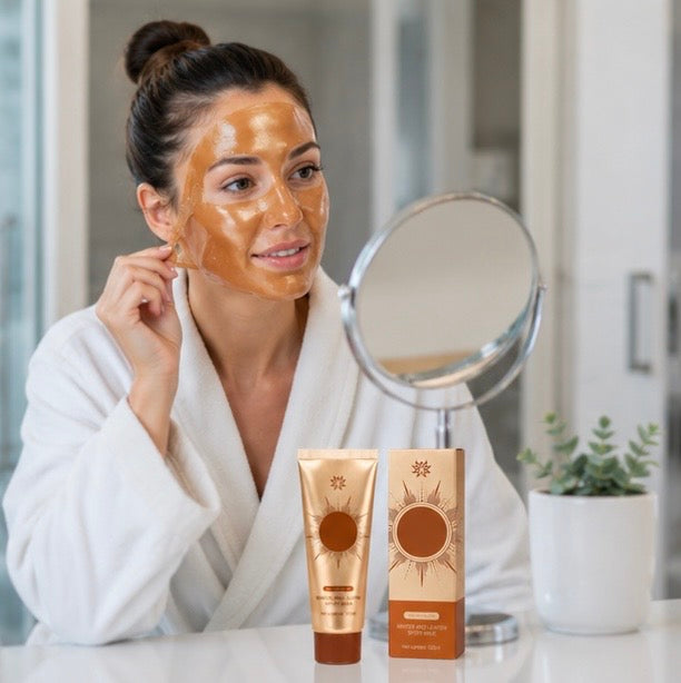 Brightening Peel Off Face Mask - Anti-Blemish Spot Lightening Treatment for Deep Pore Cleansing and Skin Renewal