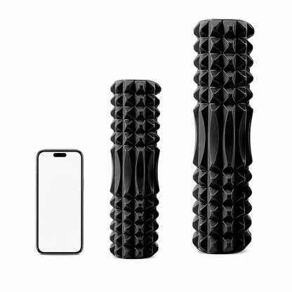 Foam Massage Roller – Hollow High-Density Muscle Recovery Roller for Deep Tissue Massage, Sports Rehabilitation, Yoga, Fitness and Physical Therapy