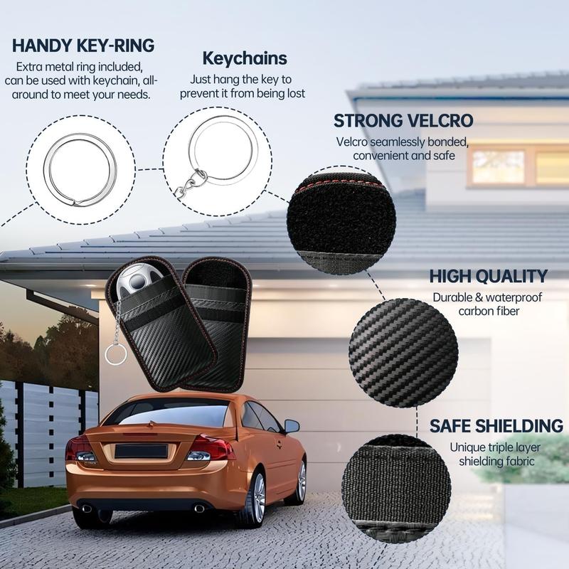 KeyShield Signal-Blocking Faraday Key Pouch