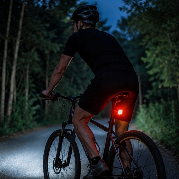 Rechargeable Bicycle Lights – Compact LED Front and Rear Bike Light Set for Night Riding and Outdoor Adventures