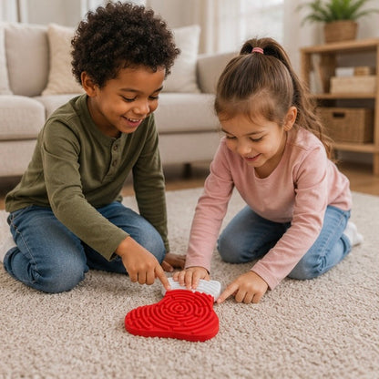 Kids Montessori Sensory Activity Board – Social Emotional Learning Toy for Fine Motor Skills, Travel and Early Education