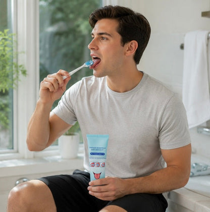 Tongue Scraper and Brush Kit - Oral Hygiene Cleaning Tool for Fresh Breath, Tongue Care and Daily Dental Health