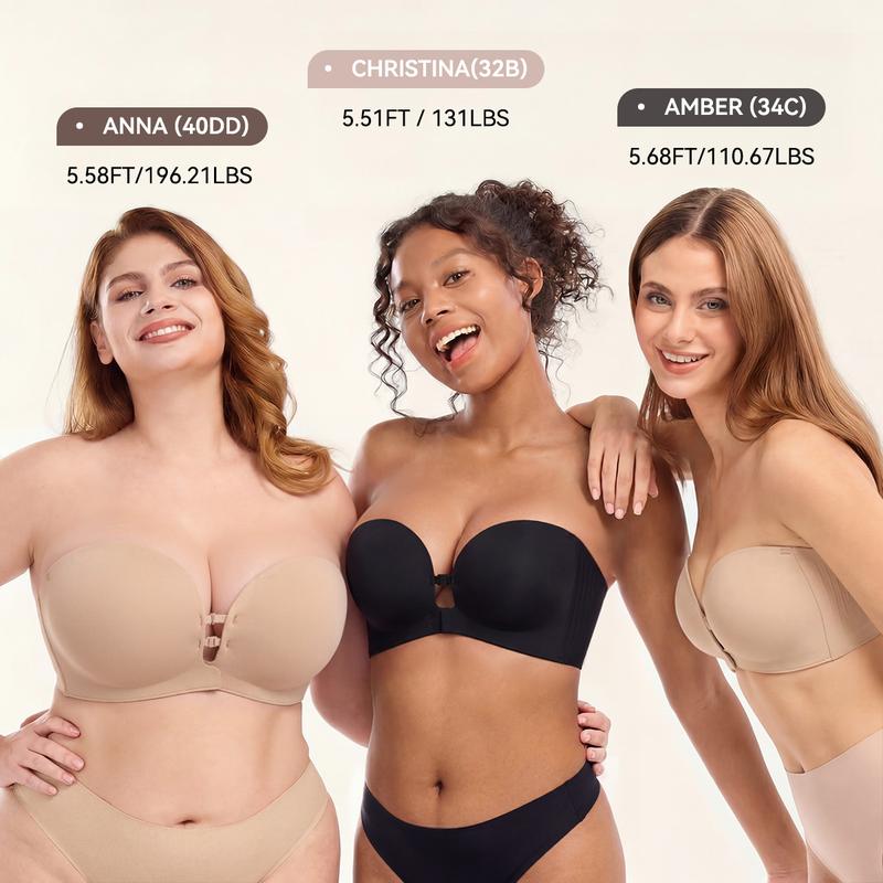 Esavero™ Seamless Comfort Push-Up Bra