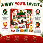 Adorable Squishy Surprise Box | Dumpling Squishy Advent 2026 Calendar -  Holiday Gift