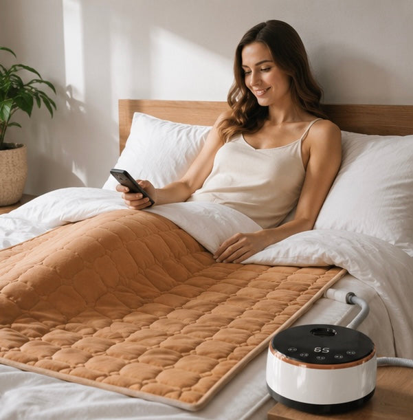 Water Circulation Electric Blanket - Heated Mattress Blanket System for Comfortable Warm Sleeping During Cold Seasons