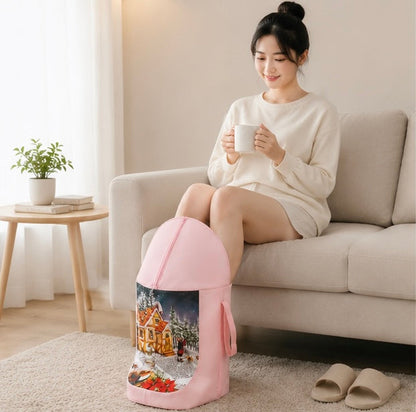Portable Foot Soaking Basin - Foldable Calf Insulation Bath Bucket for Home Spa and Relaxation Therapy