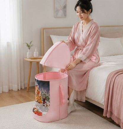 Portable Foot Soaking Basin - Foldable Calf Insulation Bath Bucket for Home Spa and Relaxation Therapy