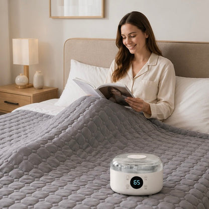 Water Circulation Electric Blanket - Heated Mattress Blanket System for Comfortable Warm Sleeping During Cold Seasons