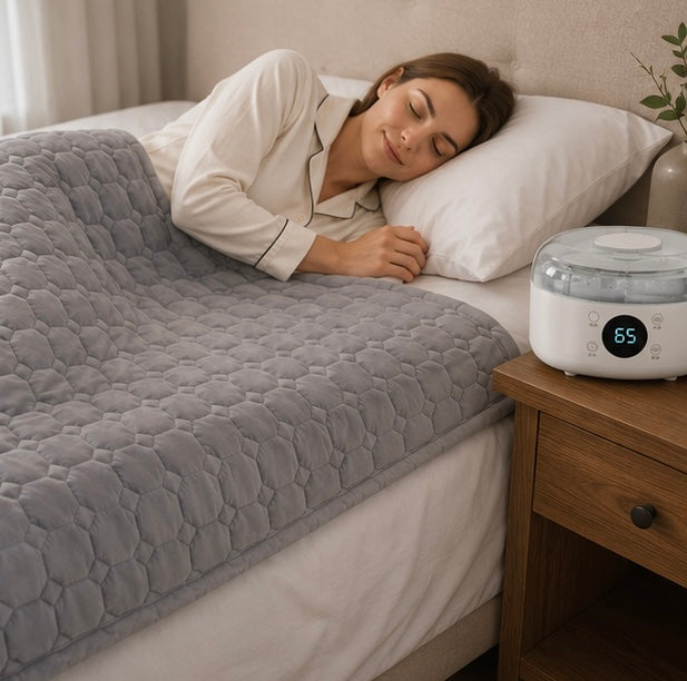 Water Circulation Electric Blanket - Heated Mattress Blanket System for Comfortable Warm Sleeping During Cold Seasons