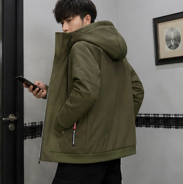 Men's Full Zip Fleece Hoodie - Casual Winter Jacket for Streetwear, Sports and Everyday Comfort