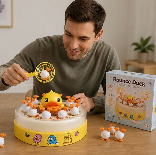Bounce and Catch Duck Game - Interactive Family Party Toy for Hand Eye Coordination and Active Play