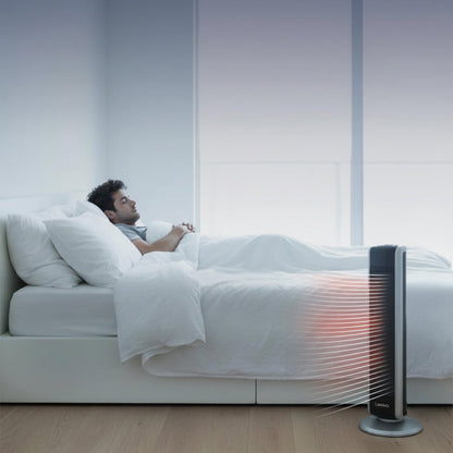 Digital Ceramic Tower Heater - 1500W Room Heater with Remote Control, Timer and Adjustable Thermostat