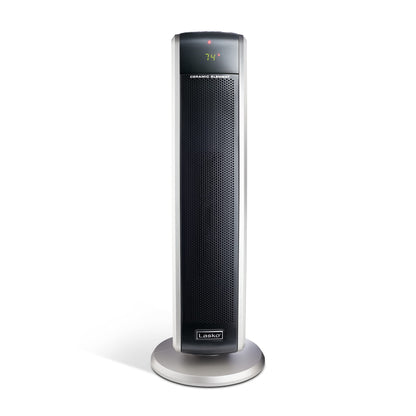 Digital Ceramic Tower Heater - 1500W Room Heater with Remote Control, Timer and Adjustable Thermostat