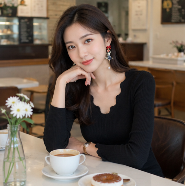 Bow Knot Cartoon Character Cat Earrings – Enamel Fashion Jewelry for Women with Cute Whimsical Style