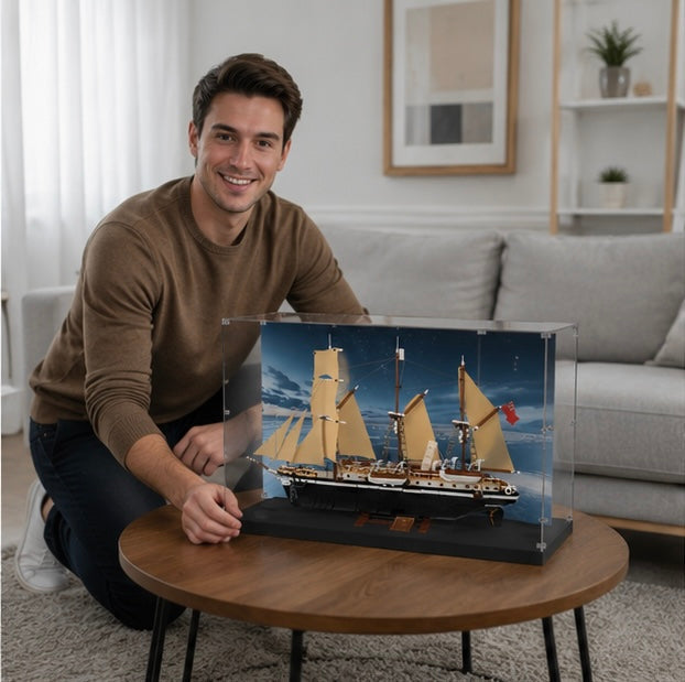 Endurance Explorer Ship Building Blocks - DIY Construction Model Toy for Creative Play and Display Collections