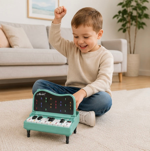 Electronic Rhythm Puzzle Game - Fast Push Light Up Sensory Toy for Travel, Learning and Interactive Entertainment