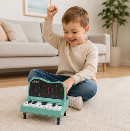 Electronic Rhythm Puzzle Game - Fast Push Light Up Sensory Toy for Travel, Learning and Interactive Entertainment