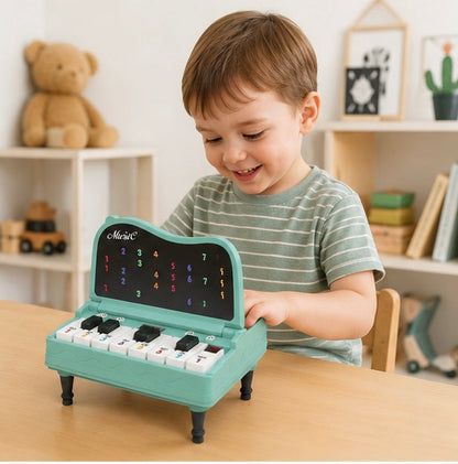Electronic Rhythm Puzzle Game - Fast Push Light Up Sensory Toy for Travel, Learning and Interactive Entertainment