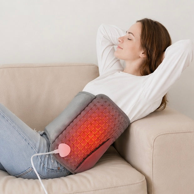 Multifunction Electric Heating Pad Belt - Thermal Wrap for Waist, Back, Abdomen and Pain Relief Support