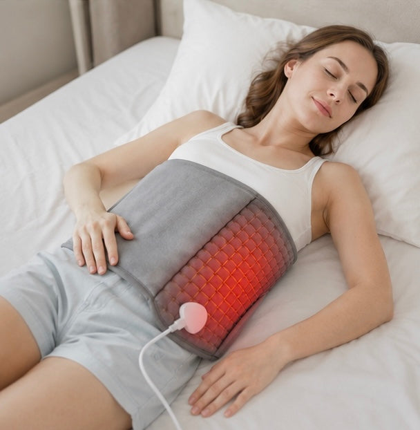 Multifunction Electric Heating Pad Belt - Thermal Wrap for Waist, Back, Abdomen and Pain Relief Support