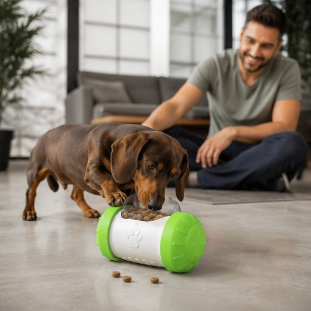 Treat Dispensing Dog Puzzle Toy - Interactive Food Reward Ball for Dogs and Cats, Boredom Relief and Enrichment Play