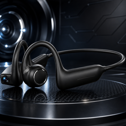 AI Smart Headphones with HD Camera and AI Voice Assistant UK