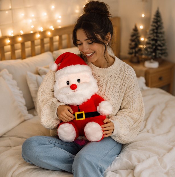 Christmas Plush Toy Collection – Santa Claus, Reindeer and Christmas Tree Stuffed Dolls for Holiday Decor and Kids Gifts