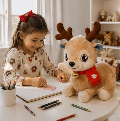 Christmas Plush Toy Collection – Santa Claus, Reindeer and Christmas Tree Stuffed Dolls for Holiday Decor and Kids Gifts